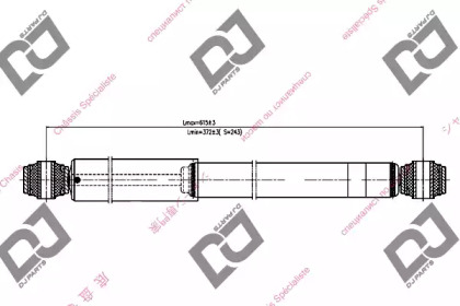 Амортизатор DJ PARTS DS1124HT